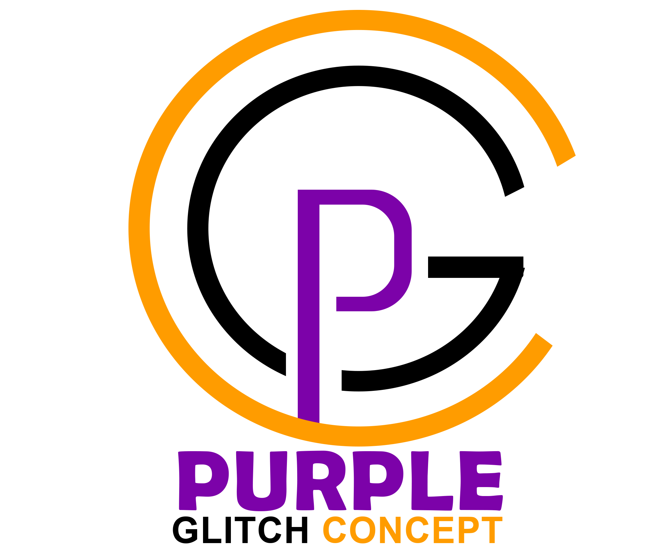 Purple Glitch Concept